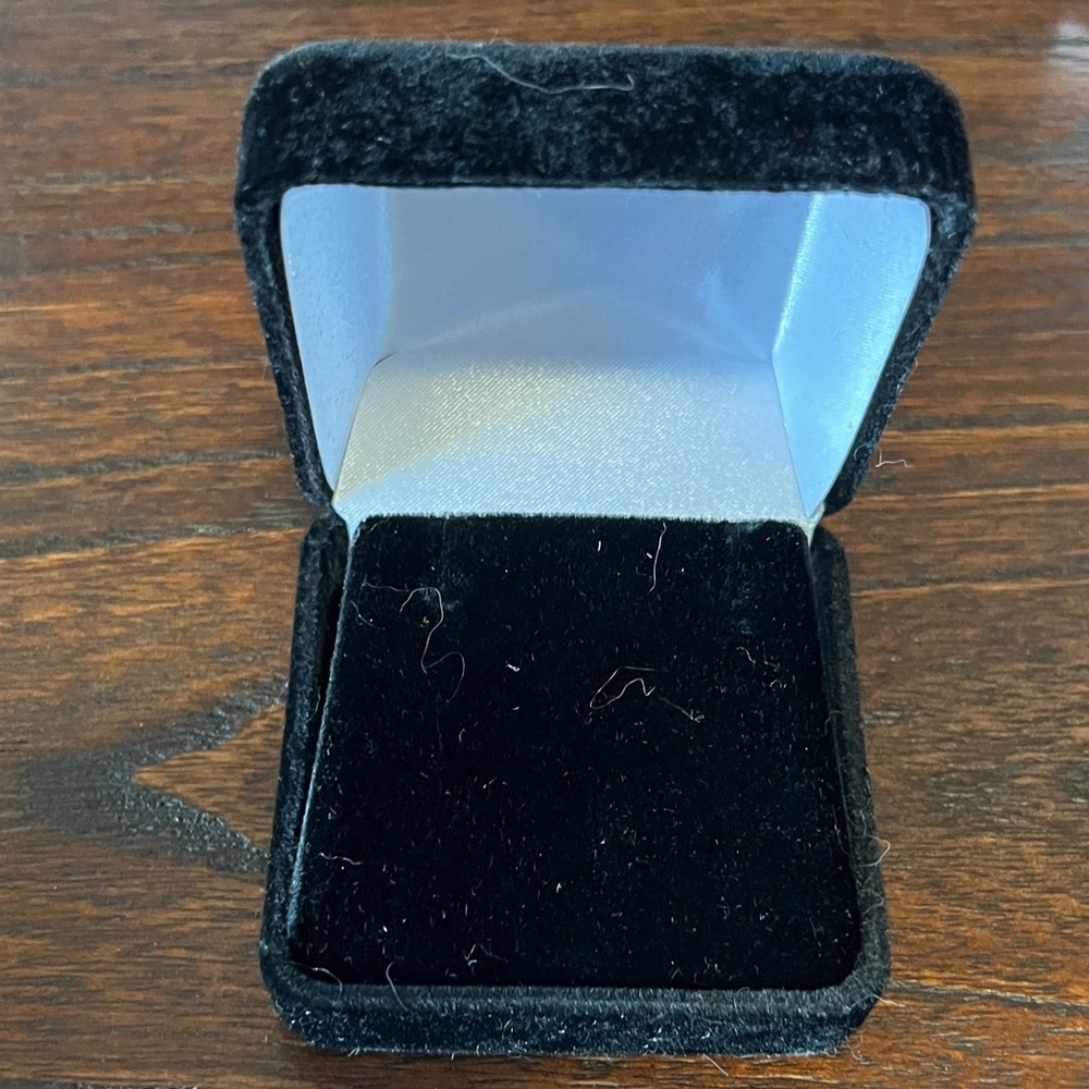 $1 Add-On Black Velvet Jewelry Box Organizer Display Earrings Necklace